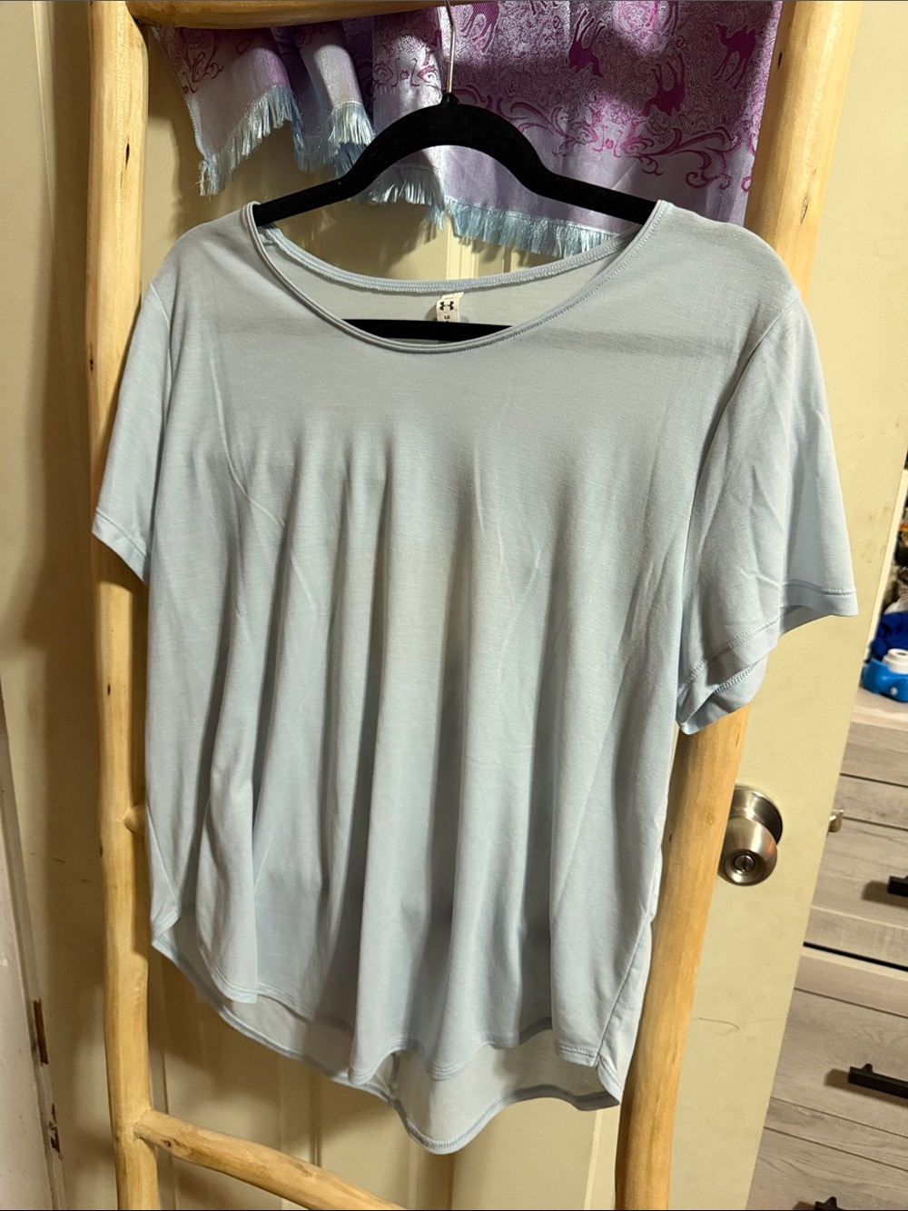 Under Armour Women's Pale Blue Short Sleeve Performance Tee